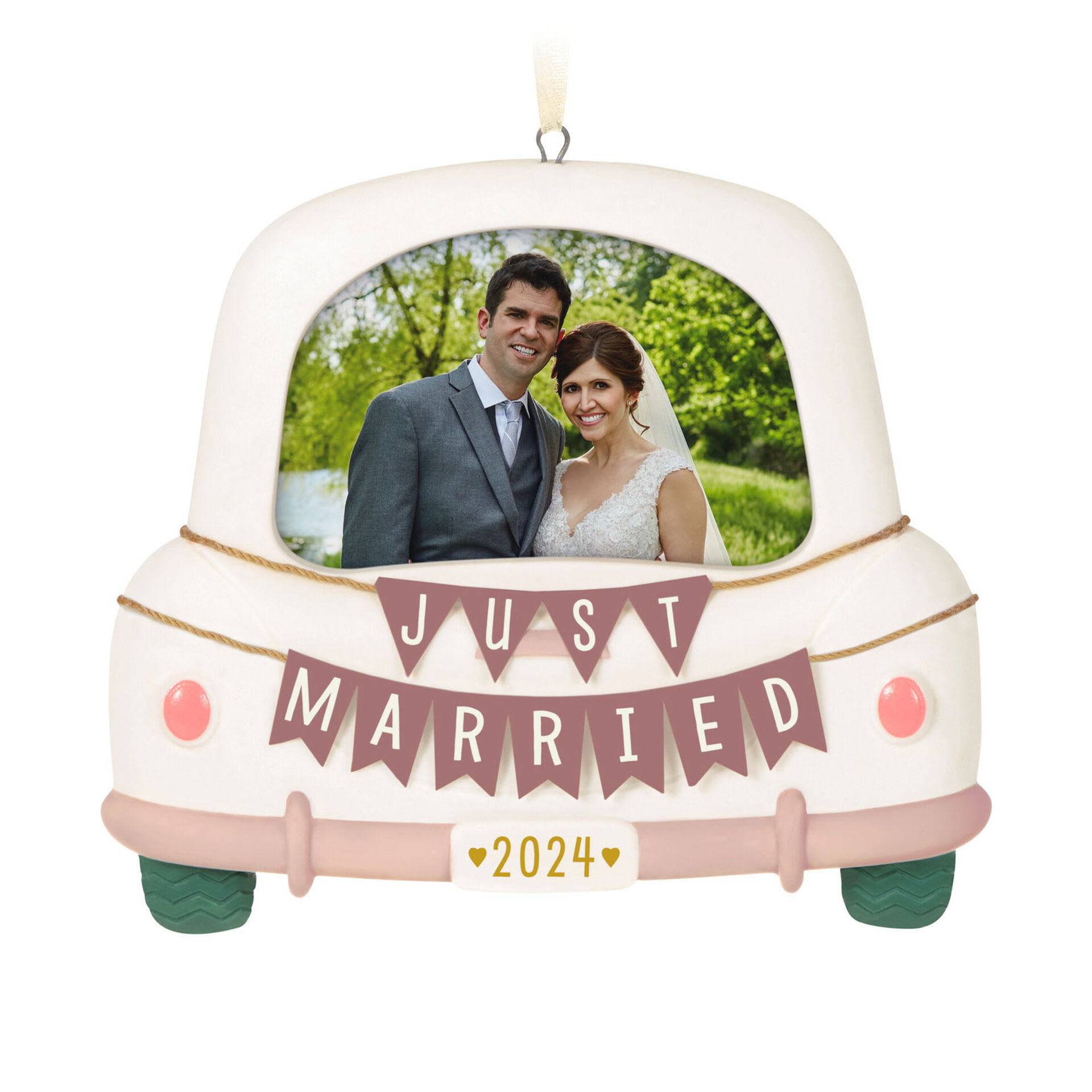 Just Married Keepsake Ornament